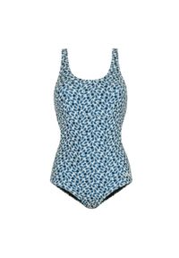 Regatta - Damski Jednoczęściowy Kostium Kąpielowy Orla Kiely Jasmine Flower. Kolor: niebieski