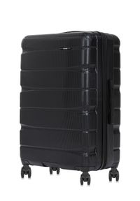 Ochnik - Komplet walizek na kółkach 19'/24'/28'. Kolor: czarny. Materiał: materiał, poliester, guma #7