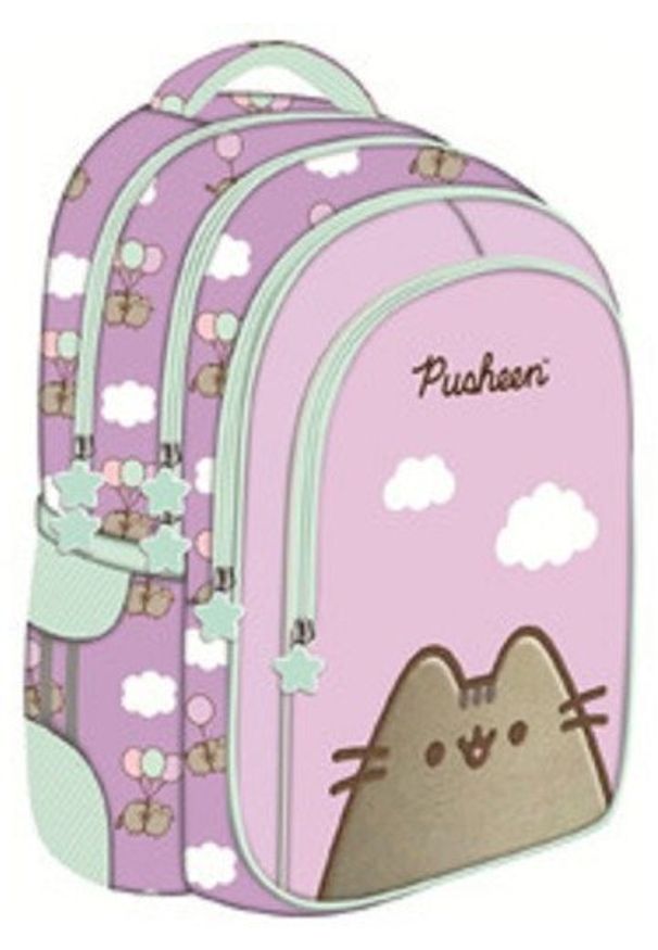 PlushCat - Plecak wczesnoszkolny ST.Right PUSHEEN Violet Kot Kotek