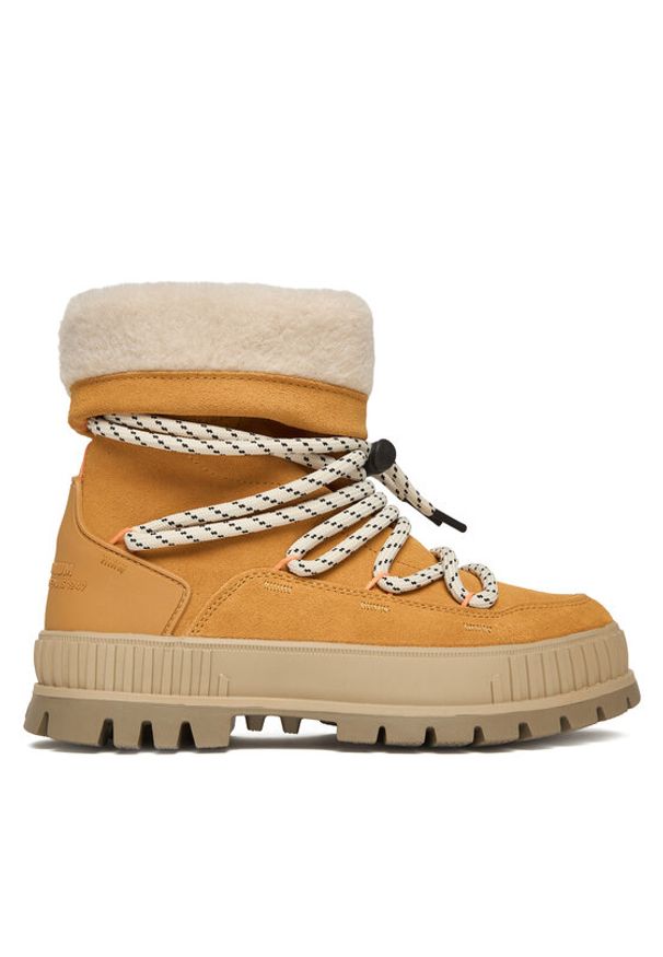 Palladium Śniegowce Pallashock Hiver 94349-621-M Brązowy. Kolor: brązowy. Materiał: skóra, zamsz