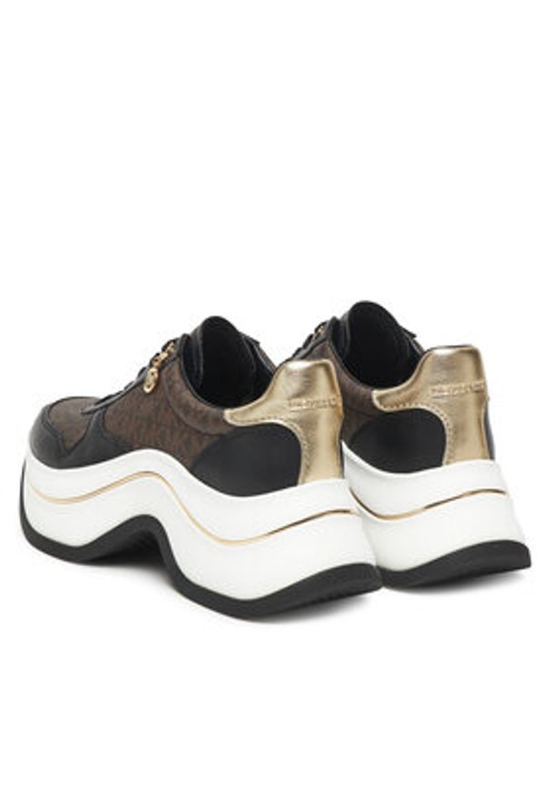 MICHAEL Michael Kors Sneakersy Arla 43F5ARFS2L Brązowy. Kolor: brązowy. Materiał: skóra