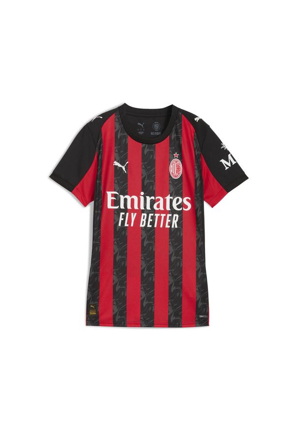Puma - Damska koszulka domowa AC Milan 25/26 PUMA For All Time Red Black. Kolor: czerwony, wielokolorowy, czarny