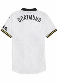 Puma - Męska koszulka dodatkowa Borussia Dortmund 24/25 PUMA White. Kolor: biały. Materiał: materiał
