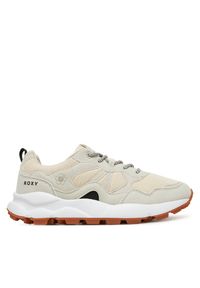 Sneakersy Roxy. Kolor: beżowy