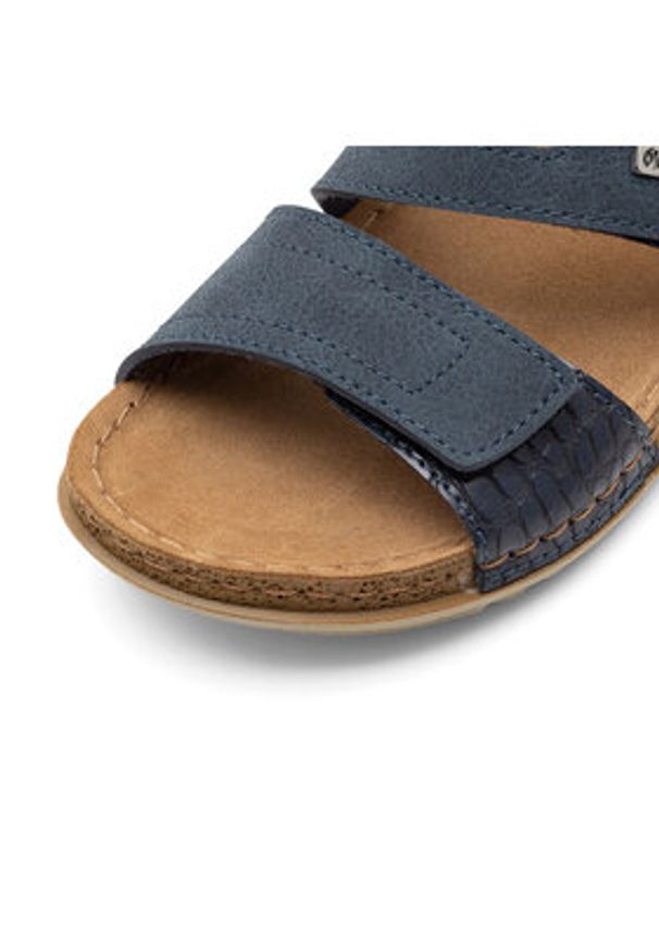 Inblu Klapki AA093N01 Granatowy. Kolor: niebieski. Materiał: materiał