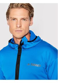 Adidas - adidas Bluza Terrex Tech Fleece Lite H51489 Niebieski Regular Fit. Kolor: niebieski. Materiał: syntetyk #4