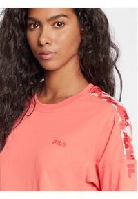 Fila T-Shirt Bonfol FAW0288 Różowy Regular Fit. Kolor: różowy. Materiał: bawełna