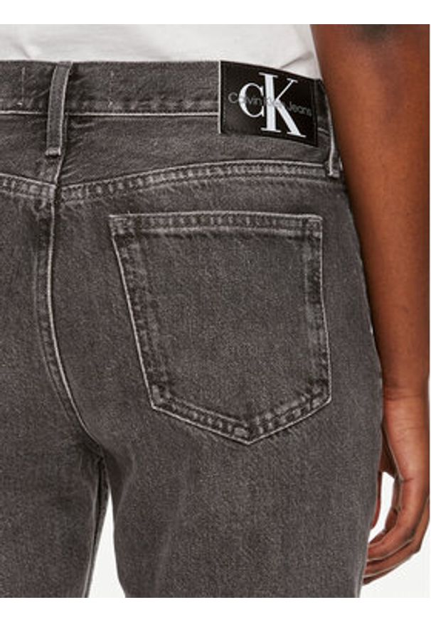 Calvin Klein Jeans Jeansy J20J223641 Szary Straight Fit. Kolor: szary