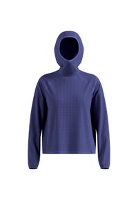 Bluza z kapturem Odlo Mid layer hoody CUBIC. Typ kołnierza: kaptur. Kolor: niebieski
