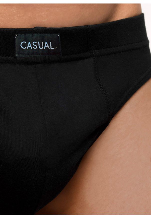 bonprix - Slipy z miękkiej bawełny (10 par). Kolor: czarny. Materiał: bawełna. Wzór: kolorowy