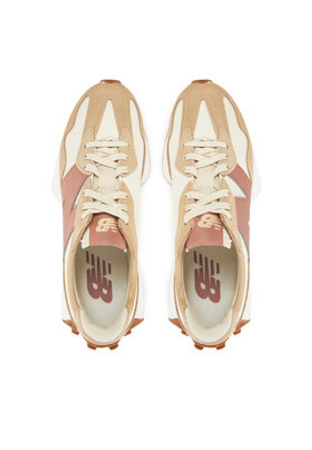 New Balance Sneakersy WS327NKA Brązowy. Kolor: brązowy. Materiał: zamsz, skóra