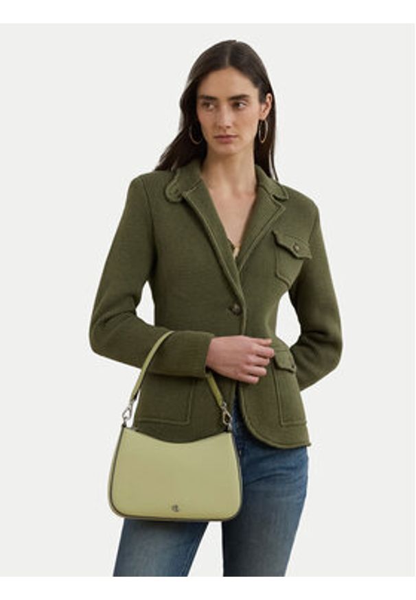 Lauren Ralph Lauren - LAUREN RALPH LAUREN Torebka 431883768044 Zielony. Kolor: zielony. Materiał: skórzane