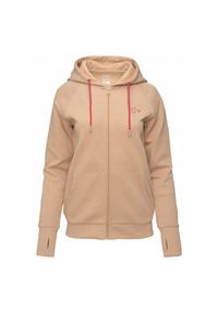 Elbrus - Męska Bluza Z Kapturem RUNA II Full Zip. Typ kołnierza: kaptur. Kolor: różowy. Sport: turystyka piesza #1