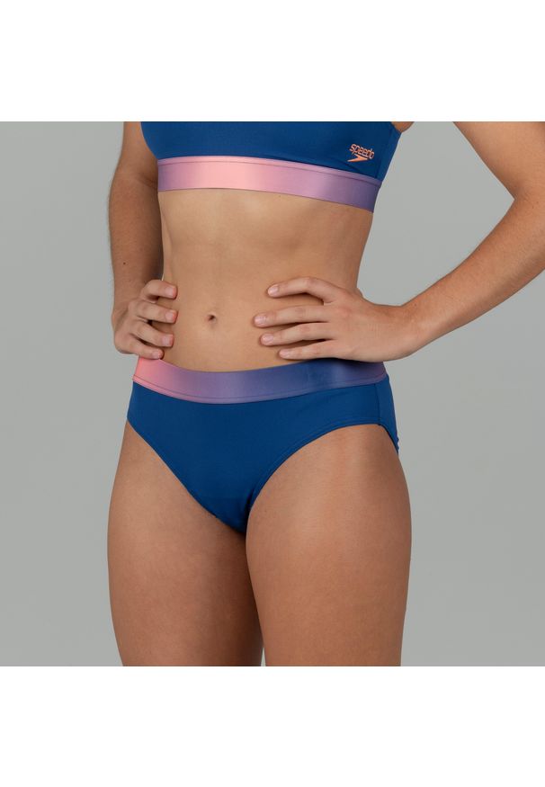Dół stroju pływackiego damski Speedo Lilac. Kolor: niebieski, wielokolorowy, pomarańczowy. Materiał: materiał, nylon, poliamid