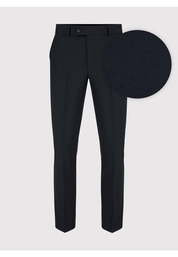 Pako Lorente - PAKO LORENTE – Spodnie garniturowe P22WF-6G-039-C-S. Materiał: poliester, wełna, lycra. Wzór: gładki