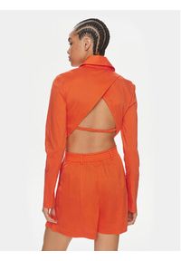 Patrizia Pepe Koszula 2C1524/A23-R825 Pomarańczowy Regular Fit. Kolor: pomarańczowy. Materiał: bawełna #2