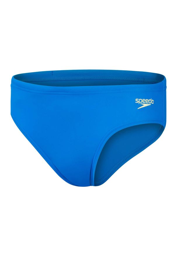 Slipy kąpielowe dziecięce Speedo Logo. Kolor: niebieski, biały, wielokolorowy. Materiał: lycra, poliester