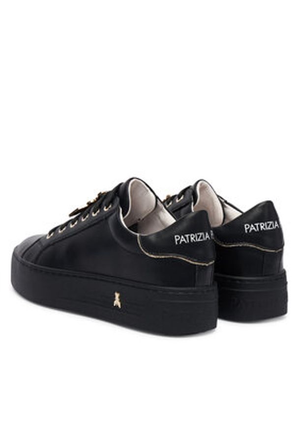 Patrizia Pepe Sneakersy PPJ907.41 Czarny. Kolor: czarny. Materiał: skóra