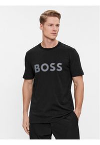 BOSS - Boss T-Shirt Tee 1 50506344 Czarny Regular Fit. Kolor: czarny. Materiał: bawełna #1