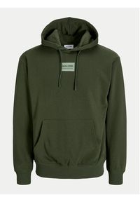 Jack & Jones Bluza Hakkai 12256841 Zielony Relaxed Fit. Kolor: zielony. Materiał: bawełna, syntetyk #5