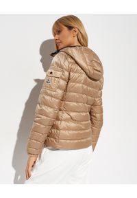 MONCLER - Beżowa kurtka Bles. Kolor: beżowy. Materiał: dzianina, puch #2