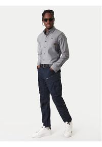 G-Star RAW - G-Star Raw Spodnie materiałowe Rovic D02190-5126 Granatowy Regular Fit. Kolor: niebieski. Materiał: syntetyk #5