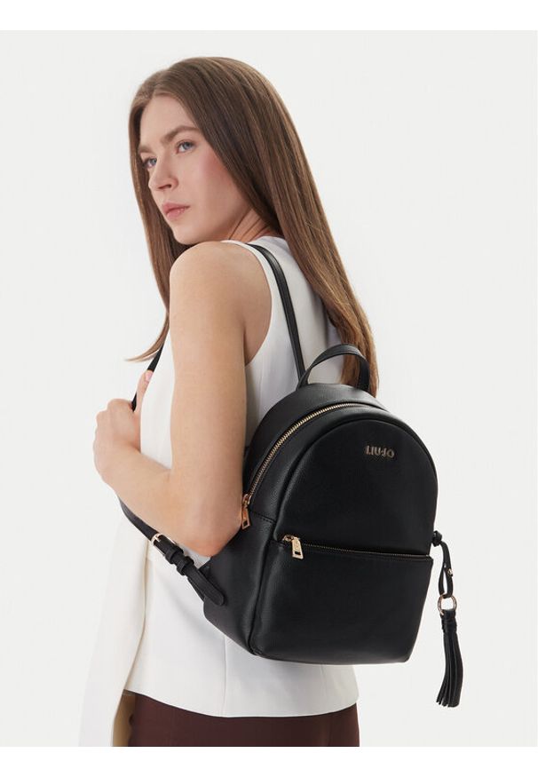 Liu Jo Plecak AA6188 E1012 Czarny. Kolor: czarny. Materiał: skóra