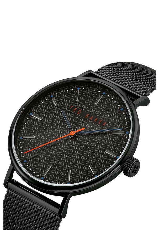 Ted Baker - Zegarek BKPMMS002. Kolor: czarny. Materiał: materiał