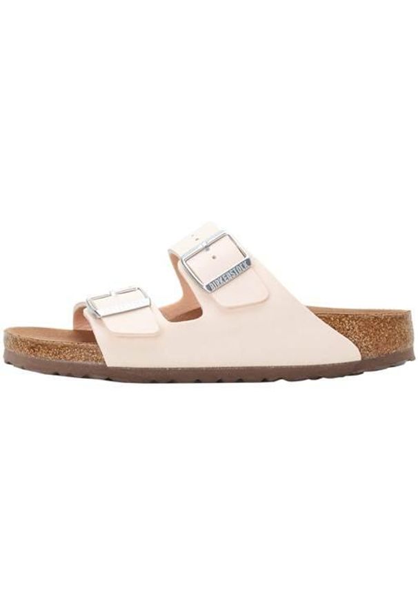 Klapki damskie Birkenstock Arizona Vegan BF. Kolor: różowy. Materiał: materiał