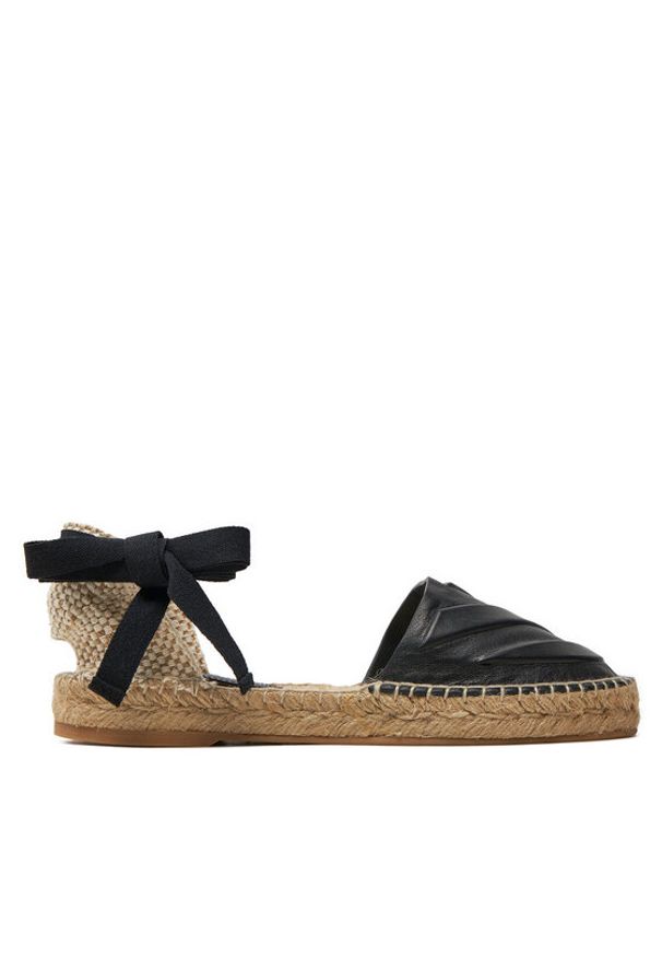 OFF-WHITE - Off-White Espadryle OWIB015S23LEA0011010 Czarny. Kolor: czarny. Materiał: skóra