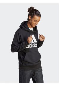 Adidas - adidas Bluza Essentials French Terry Big Logo Hoodie IC9363 Czarny Regular Fit. Kolor: czarny. Materiał: bawełna #6