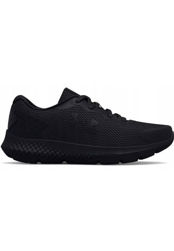 Buty do chodzenia dla dzieci Under Armour Bps Rogue 3. Kolor: czarny, wielokolorowy. Materiał: syntetyk, materiał. Szerokość cholewki: normalna. Sport: turystyka piesza