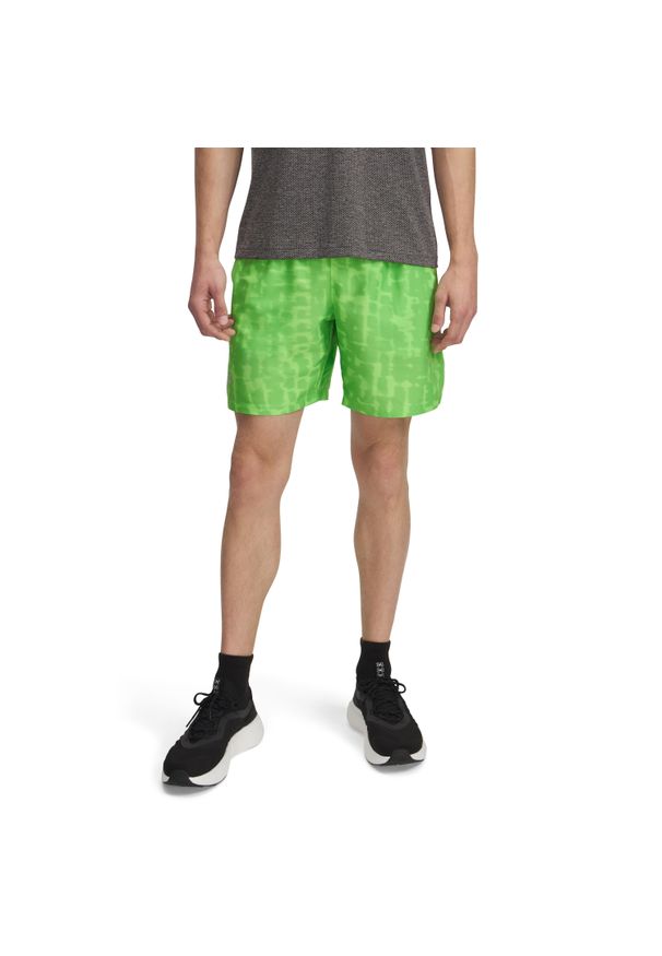 Szorty Under Armour Launch 7". Kolor: zielony. Sport: bieganie
