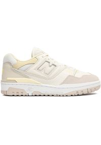 Buty męskie New Balance BB550RSD – beżowe. Okazja: na co dzień. Kolor: beżowy. Materiał: skóra, syntetyk, materiał. Szerokość cholewki: normalna