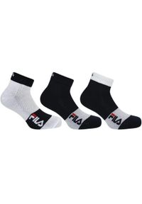 Fila 3-pack skarpet quarter biały/granatowy 43-46. Kolor: niebieski, biały, wielokolorowy