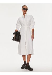 Silvian Heach Sukienka koszulowa GPP23325VE Biały Regular Fit. Kolor: biały. Materiał: wiskoza. Typ sukienki: koszulowe #4