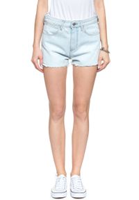 Wrangler - DAMSKIE SPODENKI WRANGLER THE SHORT ICY BLUE W27XVA243. Materiał: jeans #5