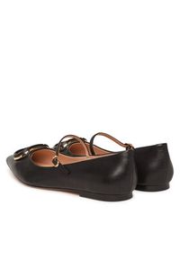 TwinSet - TWINSET Baleriny 251TCP064 Czarny. Kolor: czarny. Materiał: skóra #2