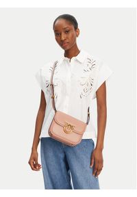Pinko - PINKO Torebka Love Box Bag Fl Mini PE 25 PLTT 104297 A26L Różowy. Kolor: różowy. Materiał: skórzane #4