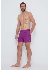 Nike szorty kąpielowe kolor fioletowy. Kolor: fioletowy. Materiał: poliester #1