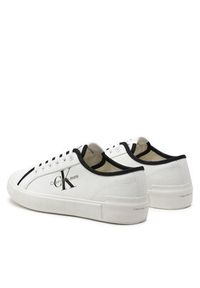 Calvin Klein Jeans Sneakersy Skater Vulcanized Low Cs Ml Mr YW0YW01453 Biały. Kolor: biały