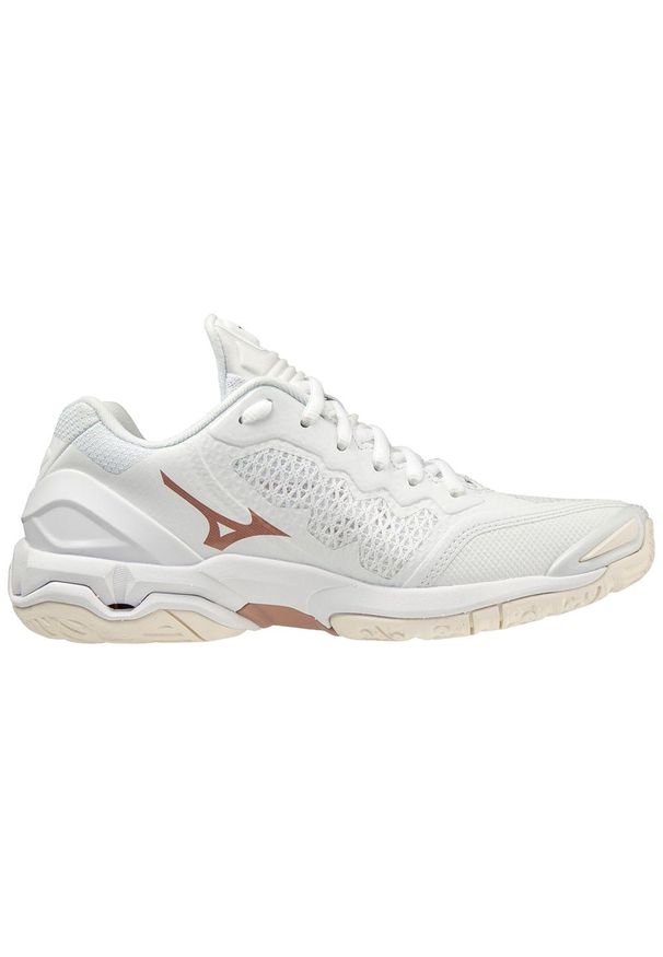 Buty do piłki ręcznej damskie Mizuno Wave Stealth V. Kolor: biały. Model: Mizuno Wave