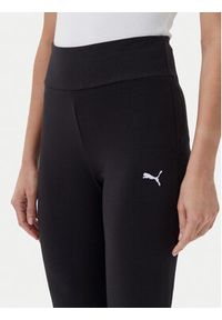 Puma Legginsy Ess 631542 Czarny Flared Fit. Kolor: czarny. Materiał: bawełna