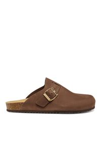 Geox Klapki D Brionia D65LSA 00032 C6003 Brązowy. Kolor: brązowy. Materiał: skóra, nubuk #1