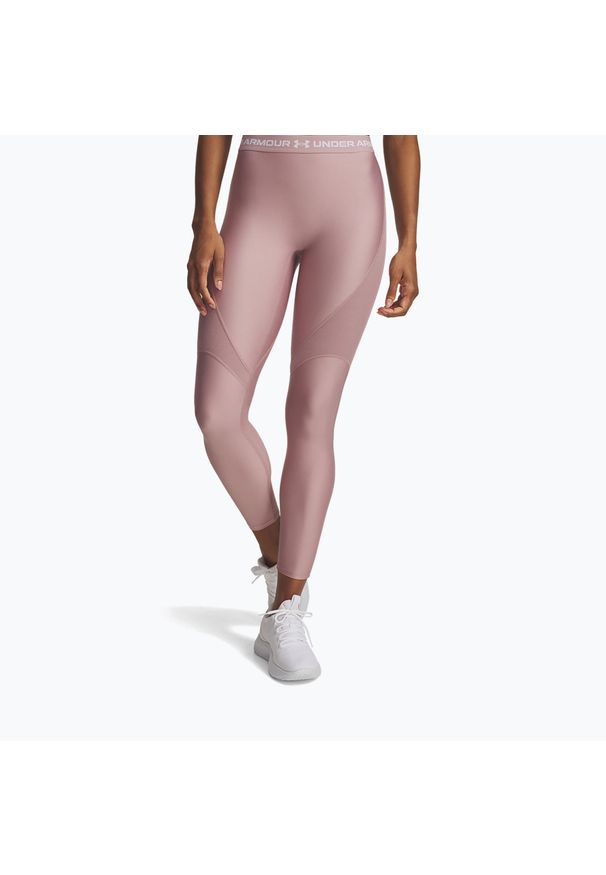 Legginsy Under Armour HeatGear Rib. Kolor: różowy. Sport: fitness