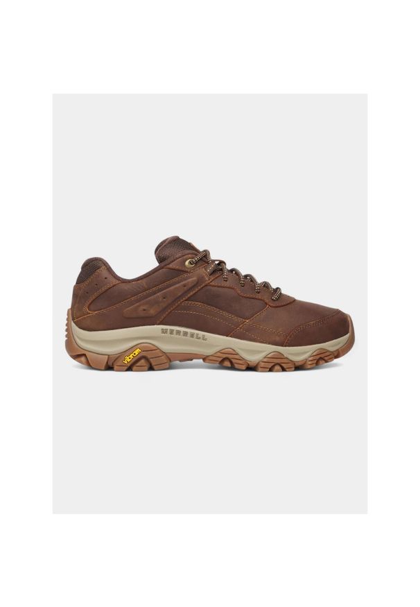 Buty turystyczne męskie Merrell Moab Adventure 3. Okazja: na co dzień. Kolor: brązowy. Materiał: skóra