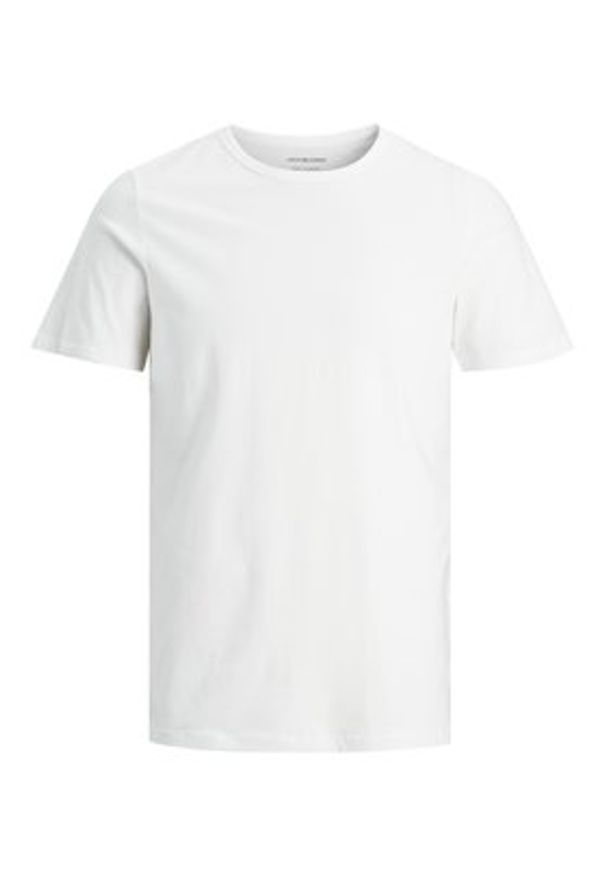 Jack & Jones - Jack&Jones Komplet 2 t-shirtów Basic Crew Neck 12133913 Biały Regular Fit. Kolor: biały. Materiał: bawełna