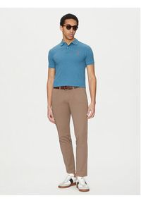 Polo Ralph Lauren Polo 710536856412 Błękitny Slim Fit. Typ kołnierza: polo. Kolor: niebieski. Materiał: bawełna #2