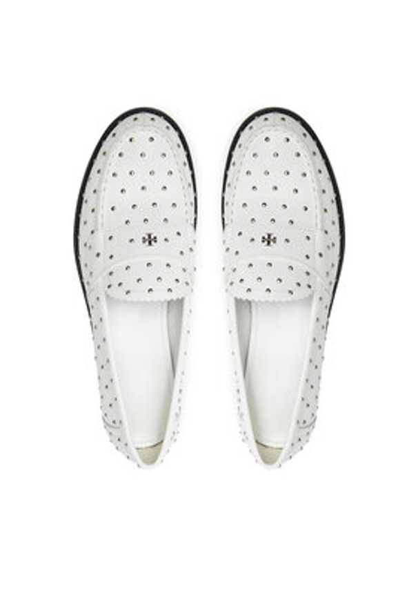 Tory Burch Mokasyny 159881 Biały. Kolor: biały. Materiał: skóra