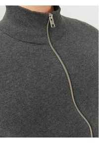 Jack & Jones - Jack&Jones Sweter 12223949 Szary Regular Fit. Kolor: szary. Materiał: bawełna